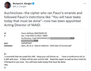 Fauci's Replacement Auchincloss 