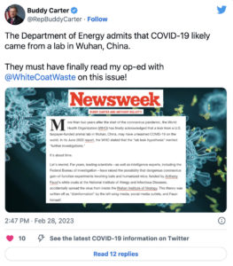 Lab Leak Caused COVID