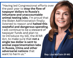 Russian Animal Labs Defunded