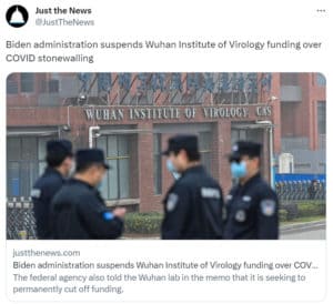 Wuhan Animal Lab Suspended